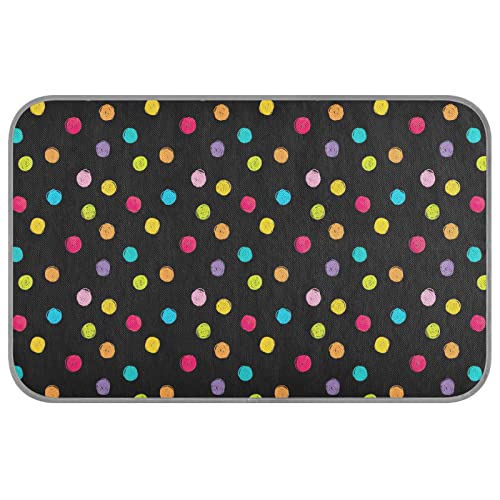 linqin Hundekühlmatte Buntstift Polka Dottalisman Cool Pad für Hunde Eisseide Kühlmatte Haustiermatte Tragbare Kistenmatten für Hundekäfige Katzenmatte von linqin