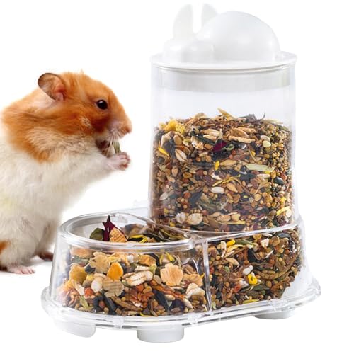 lisutupode Hamster-Futterstation | Fütterungs- und Bewässerungszubehör für Kleintiere | Große Kapazität Fütterungs-Leckerlis mit Wasserflaschenhalter für Kaninchen drinnen und draußen lisutupode Hamster-Futterstation | Fütterungs- und Bewässerungszubehör für Kleintiere | Große Kapazität Fütterungs-Leckerlis mit Wasserflaschenhalter für Kaninchen drinnen und draußen von lisutupode