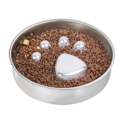 lisutupode Hunde Slow Feeder Napf, Hundenapf Für Langsames Fressen Mit Rutschfester Edelstahlschale, Edelstahl Anti-Schling Napf Mit Blähungsprävention Für Schnellfresser Haustierzubehör lisutupode Hunde Slow Feeder Napf, Hundenapf Für Langsames Fressen Mit Rutschfester Edelstahlschale, Edelstahl Anti-Schling Napf Mit Blähungsprävention Für Schnellfresser Haustierzubehör von lisutupode