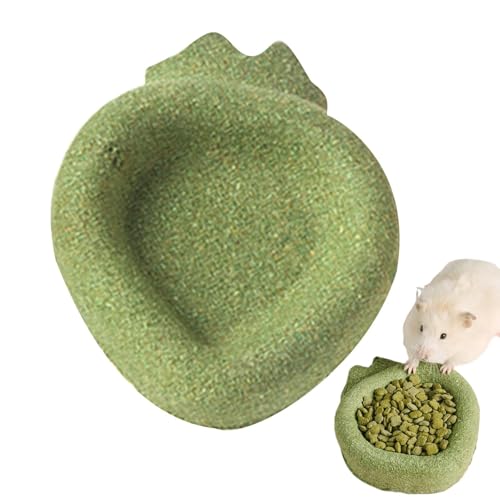 lisutupode Kauenschalen für Kaninchen, Hamster kauen Spielzeug, Zahnen Spielzeuge Food Bowl Gericht, Hamster Toys Bowl -Kauspiel, Food Container Natural für Chinchilla, Gerbil, Frettchen, Hasen von lisutupode