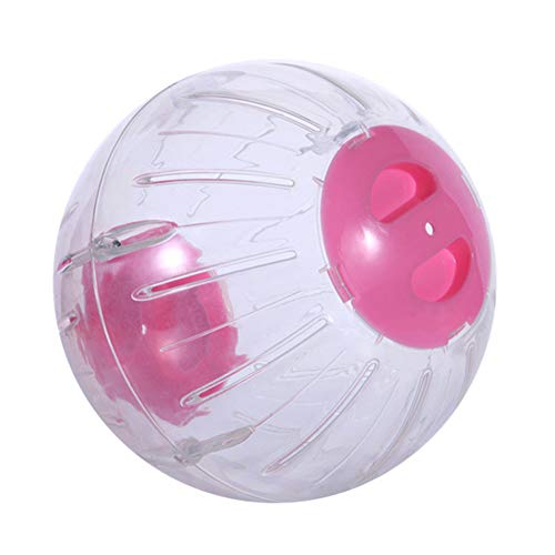 10/12 cm Haustier Laufball Kunststoff Boden Joggen Hamster Haustier Kleine Übung Spielzeug Hamster Laufrad Transparent Roller Fitness Kristall Sport Läufer Kleine Haustier Hamster von liujuan