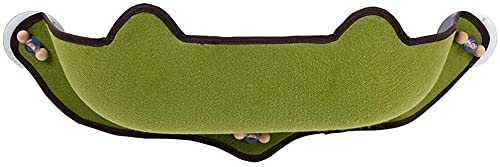 Katzen Hängematte Haustier Hängende Betten Katzen Sunny Fenstersitzhalterung Hängematte Fensterliege mit Saugnäpfen Regal Sitzbetten Warmer Frettchenkäfig llxyzrzbhd714(Color:A) von llxyzrzbhd