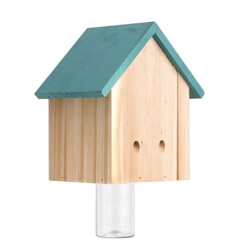 Kleine Haus Bienenfalle Holz Bienenfalle Obstfliegenfalle Box Outdoor Falle Hängende Insekten Praktische Fallen für Zimmermann Fänger Wespen Bienen Für Fallen Outdoor Stil Garten Outdoor Zimmermann von lopjk