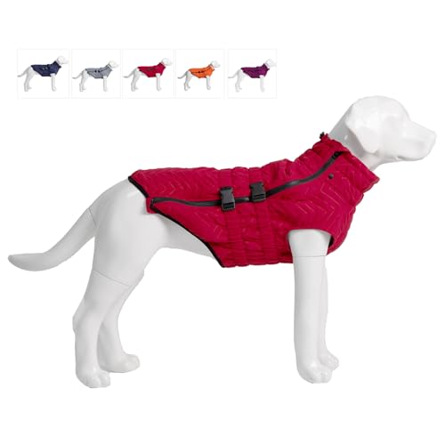 Warm Dog Jacket for Winter, Windproof Dog Vest Dog Cold Weather Coat for Small Medium Large Dogs Red XXL von lovelonglong