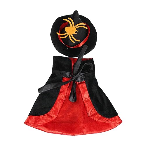 lovemetoo Halloween-Kostüme für Katzen - Cosplay Katze Hund Hexenumhang,Halloween-Katzenumhang mit elastischem und wiederverwendbarem Stoff für Karneval und tägliche Haustierkleidung von lovemetoo