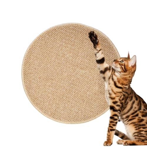 Katzenkratzpads,Sisal-Katzenkratzpad,Kratzschutz für Haustiere, natürliche Sisal-Katzenkrallenpolster - Verschleißfestes, rutschfestes Design für Hauskatzen, schleifende Krallennägel von lovemetoo