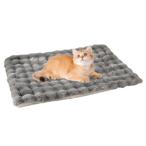 lwxij Katzenbett-Matte, Plüsch-Schlafmatte, weiche Winter-Bodenmatte, reisefreundliche Haustier-Schlafmatte, waschbare Haustierkissen-Matte, vielseitige Haustier-Schlafmatte für Zuhause, Schlafzimmer von lwxij