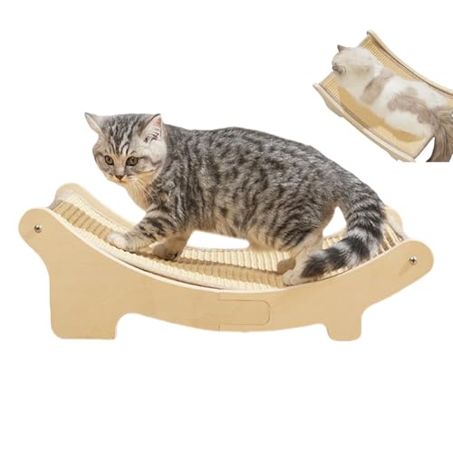 lwxij Kratz-Hängematte für Indoor-Katzen, Sisal-Loungenest, Stuhl, Möbelschutz, Katzenkratzbäume für Kätzchen, Welpen, Haustiere von lwxij