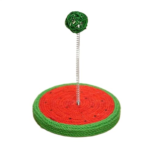 lwxij SISAL CAT Crocker, Interactive Kätzchenspielzeug, Frühlingsball-Haustier-Playboard, klauenfreundliches Design, kratzfestes Pad, 6,89 x 8,66 Zoll, schützt Möbel zu Hause von lwxij