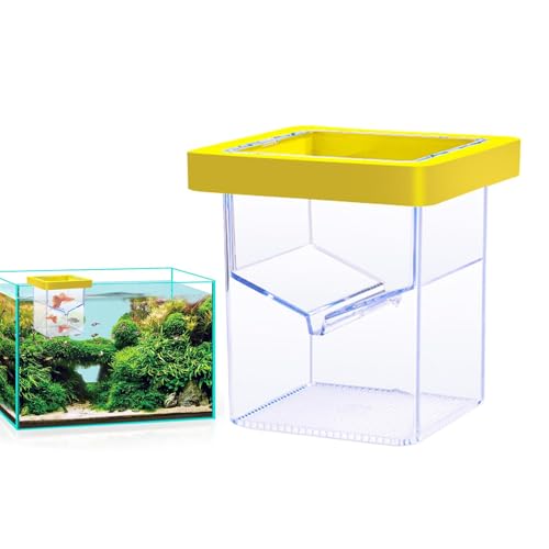 lyanny Aquarium -Zuchtbox, Fischtankzüchterbox - Brutschachtel der Fischtank -Brüterei - Saugnapfbecher -Schlupfbehälter, Inkubator von Aquarium Acclimation Hatchy für Baby -und Guppy von lyanny