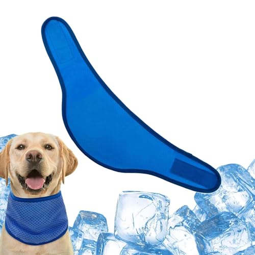 lyanny Kühlhalsband für Hunde, Kühlendes Hundehalsband, Sommer Hundehalsband Kühlend, Wärmeableitung Bandana Hund, Super saugfähige Hundehalsband-Bandanas zum Sommerspaziergang von lyanny