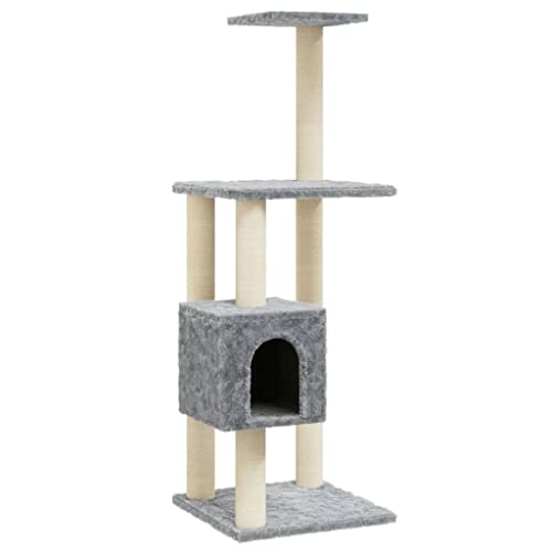 Kratzbaum, Kratzturm Holzwerkstoff für Katze für Schlafzimmer von lyrlody