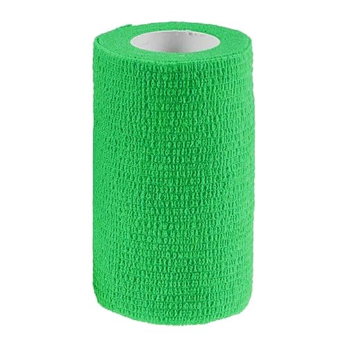 maDDma 1/3/6 Haftbandagen Größe+Farbe wählbar - selbsthaftende Bandage Fixierverband selbstklebend, Farbe:1 Stück | 10 cm | hellgrün von maDDma