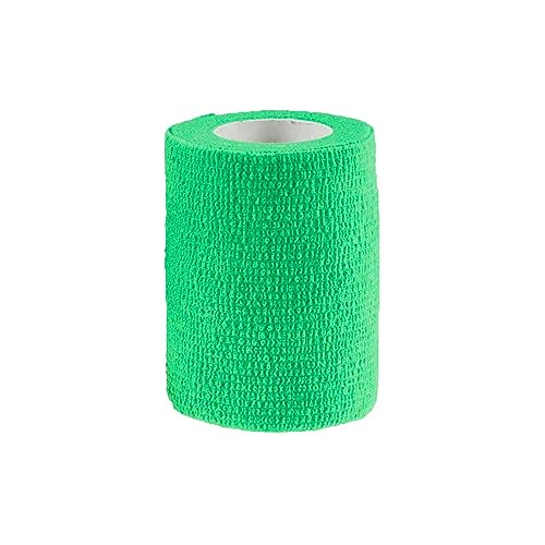 maDDma 1/3/6 Haftbandagen Größe+Farbe wählbar - selbsthaftende Bandage Fixierverband selbstklebend, Farbe:1 Stück | 7.5 cm | hellgrün von maDDma