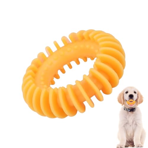 Gummi-Welpenspielzeug, ungiftiger Quietschball für Hunde, Quietschspielzeug für Hunde, Oral-Welpenspielzeug, Wurf- und Apportierspielzeug für Hunde, Gummi-Welpenspielzeug Stacheliges Kauspielzeug für von macto