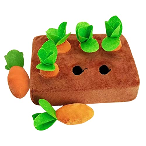 Hunde-Karotten-Plüschspielzeug, interaktives Hunde-Karotten-Spielzeug, Hunde-Karotten-Kauspielzeug, kreatives Hunde-Karotten-Spielzeug, Haustier-Interaktion, Schnüffelmatte, Gemüse-Kauspielzeug, Molar von maddd