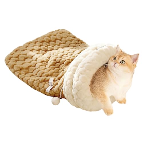 manhegari Katzenschlafsack - Plüsch Winter Schlafhaus Für Haustiere | Umhüllter Weicher Warmer Schlafsack Für Katze Hund Kaninchen Kleintiere Wohnzimmer Schlafzimmer Balkon - Indoor Schlafzimmer manhegari Katzenschlafsack - Plüsch Winter Schlafhaus Für Haustiere | Umhüllter Weicher Warmer Schlafsack Für Katze Hund Kaninchen Kleintiere Wohnzimmer Schlafzimmer Balkon - Indoor Schlafzimmer von manhegari