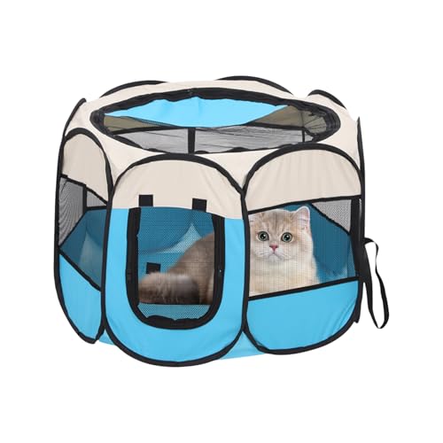 manhegari Katzenzelt | Mesh Halbgeschlossenes Gehege Für Hauskatzen | Atmungsaktiver Käfig Für Welpen Frettchen Igel Meerschweinchen Hamster Küken Entenküken Kätzchen Innen Außen Terrasse Balkon manhegari Katzenzelt | Mesh Halbgeschlossenes Gehege Für Hauskatzen | Atmungsaktiver Käfig Für Welpen Frettchen Igel Meerschweinchen Hamster Küken Entenküken Kätzchen Innen Außen Terrasse Balkon von manhegari