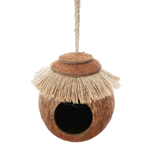 manhegari Papageiennest Natürliches Vogelversteck Vogelhaus Aus Kokosnussschalen, Natürliche Kokosnuss-Schale, Vogelkäfig Für Wellensittiche, Vogel, Haustiere manhegari Papageiennest Natürliches Vogelversteck Vogelhaus Aus Kokosnussschalen, Natürliche Kokosnuss-Schale, Vogelkäfig Für Wellensittiche, Vogel, Haustiere von manhegari