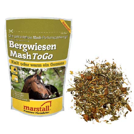 Marstall Bergwiesen-Mash Togo 20 x 350 Gramm-Beutel (7 kg) von marstall Premium-Pferdefutter