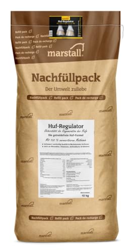 Marstall Huf-Regulator 10kg Nachfüllsack getreidefreie Rezeptur von marstall Premium-Pferdefutter