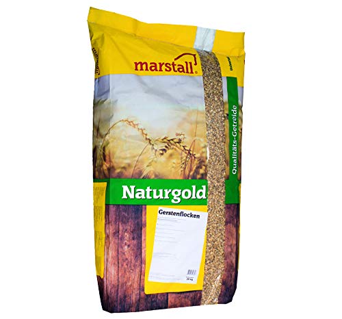 marstall Premium-Pferdefutter Gerstenflocken, 1er Pack (1 x 20 kilograms) von marstall Premium-Pferdefutter