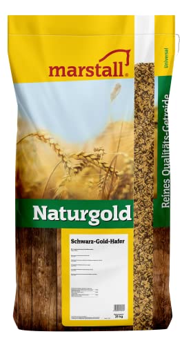 marstall Premium-Pferdefutter Schwarz-Gold-Hafer, 1er Pack (1 x 25 kilograms) von marstall Premium-Pferdefutter