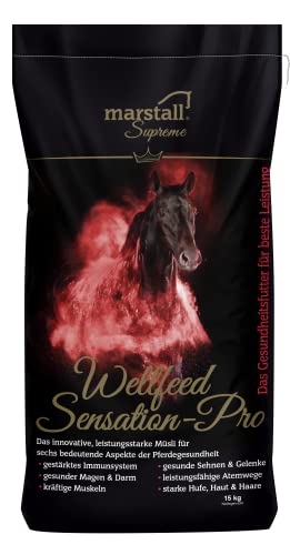 marstall Premium-Pferdefutter Wellfeed Sensation-Pro, 1er Pack (1 x 15 kilograms) von marstall Premium-Pferdefutter