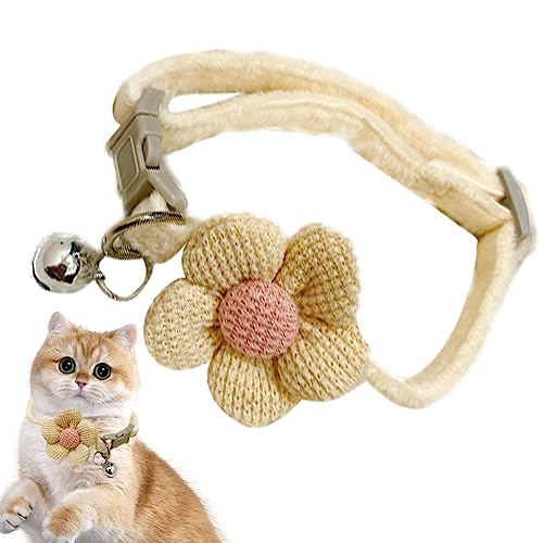 mawel Haustier-Halskette, verstellbares Kätzchen-Halsband mit Blume, Hundehalsband, Hochzeit, Haustier-Kopfbedeckung für Haustiere, Katzen, Hunde, Welpen, Kätzchen von mawel