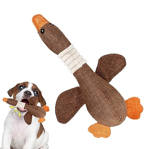 maxal Gänse Plüsch Hundespielzeug | Katze Hund Plushie Plüsch Spielzeug Supplies - Interaktives Füllung Hund Plüschtier, Hund Interaktives Zahnen Plüsch Kauspielzeug für Große Hunde und Mittlere Hunde von maxal