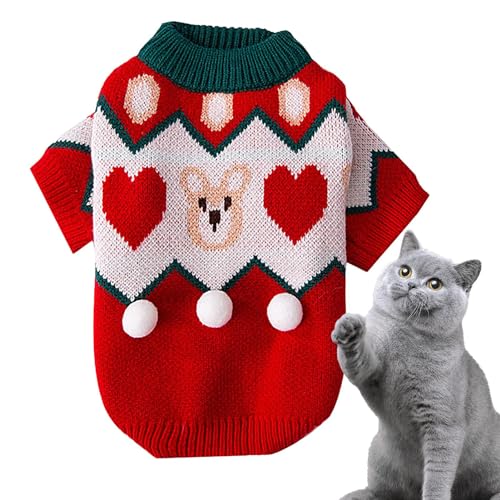 maxal Hundepullover Hundepullover Tier Pullover Weich Gestrickte Tier Pullover Welpen Pullover für Hunde Katzen Haustiere Kleine Welpen von maxal