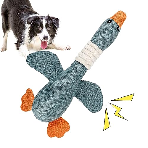 maxal Welpe Gänse Plushie - Tierbedarf Plüschtiere für Katze und Hund, Interaktive Zahnen Plüsch Kauspielzeug, Outdoor-Welpenspielzeug Interaktive Plüschtiere zu stimulieren von maxal