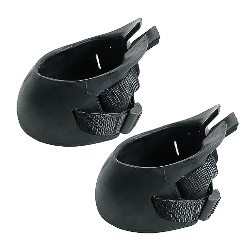 Pferdehufstiefel, Pferdestiefel, Hufglocken für Pferde, Schutzausrüstung und Trainingsausrüstung (2 Stück, M) von maxant