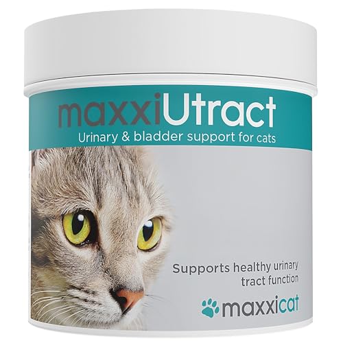 maxxipaws maxxiUtract Harnwegs- und Blasenunterstützung - Nahrungsergänzungsmittel in Pulverform für Katzen, 90g von maxxipaws