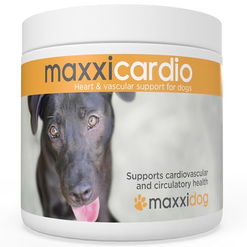 maxxipaws maxxicardio Herz- und Kreislauf Ergänzungsfuttermittel in Pulverform für Hunde, 90 g von maxxipaws