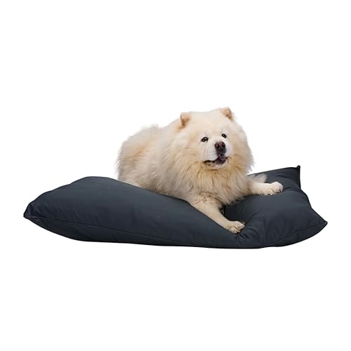 maxxpro Hundebett - Hundekissen 120 x 80 cm - Hundebett Grosse Hunde - Hundedecke mit Reißverschluss - Polyester und Mikrofaser - Anthracite von maxxpro