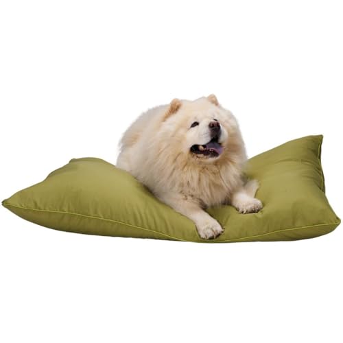 maxxpro Hundebett - Hundekissen 120 x 80 cm - Hundebett Grosse Hunde - Hundedecke mit Reißverschluss - Polyester und Mikrofaser - Grün von maxxpro