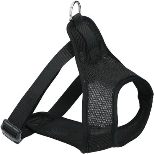 maxxpro Hundegeschirr Mittelgroße Hunde und Kleine Hunde - Welpengeschirr - Hunde - Geschirre, Halsbänder & Leinen für Hunde Dog Harness - Verstellbar Zwischen 54,6-85,2 cm - Schwarz von maxxpro