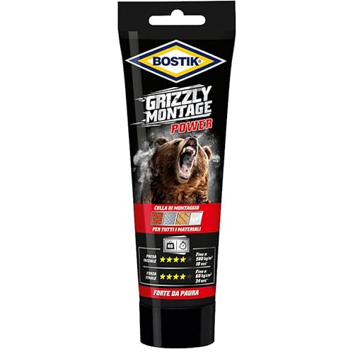 12 Stück Bostik Grizzly Montage Power Schlauch 250 g. B.Co von mefra