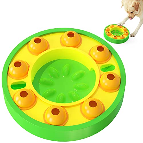 metyoujustright Leckerli-Puzzle für Hunde, Suppenspielzeug, Futterspender für langsames Essen (grün) von metyoujustright