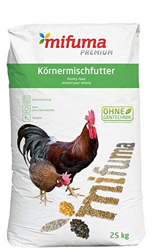 Mifuma Geflügelkörner ECO mit Anisöl 25 kg Hühnerfutter Geflügelfutter Wachtelfutter Entenfutter Putenfutter von mifuma