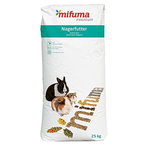 Premium Mifuma Multi 25 kg Meerschweinchen Zwerg Kaninchen Nager von KKLUU