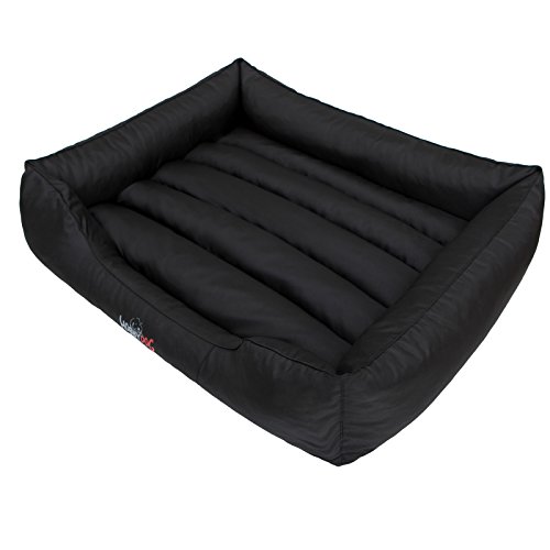 millybo Comfort Hundematte Hundebett Hundekissen Hundematratze Hunde Bett Ruheplatz viele Farben (L (65 x 50 cm), schwarz) von millybo