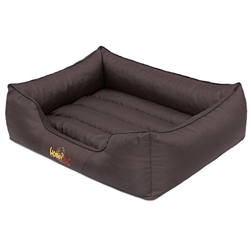 millybo Comfort Hundematte Hundebett Hundekissen Hundematratze Hunde Bett Ruheplatz viele Farben (XXXL (140 x 115 cm), Dunkelbraun) von millybo