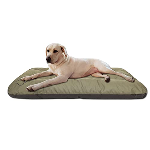 millybo ECO Hundematratze, Hundebett für Kleine, Mittlere, Große Hunde - wetterfestes Hundekissen, kuscheliges Schaum Tierbett, Outdoor & Robustes Hundematte - 90x60x8 cm Grün von millybo