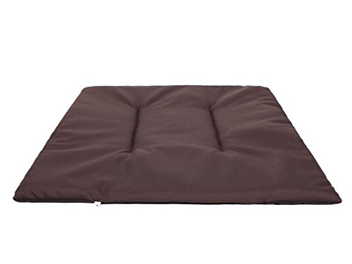 millybo Hundematratze, Hundebett für Kleine, Mittlere, Große Hunde - wasserdichtes Kissen für Hundezwinger, kuscheliges ‎Schaum Tierbett, Outdoor & Robustes Hundematte - 78x68x2cm Braun von millybo