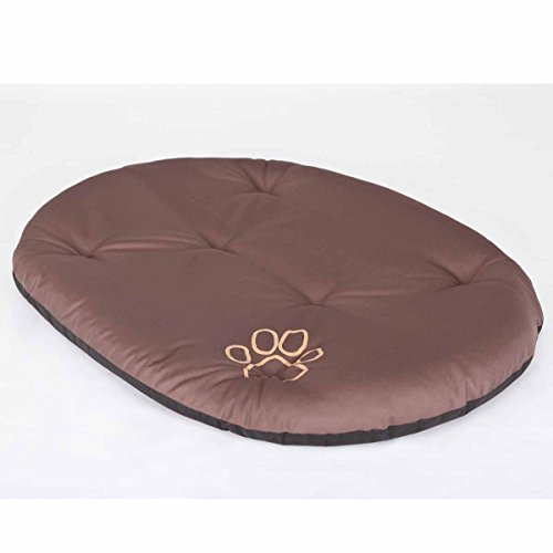 millybo Kissen Hundematte Ruheplatz Hundebett Hundekissen R1-R9 R2 (50 cm x 38 cm), Hellbraun von millybo