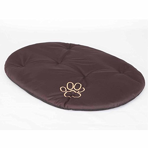 millybo Kissen Hundematte Ruheplatz Hundebett Hundekissen R1-R9 R8 (83 cm x 60 cm), Dunkelbraun von millybo