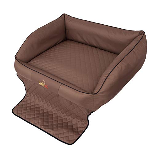 millybo ROYAL Trunk MATRATZE Autoschutzdecke Kofferraumschutzdecke Matratze Schlafplatz Hundebett Hundematte (4 Verschiedene Größen) (R2 (100 x 80 cm), HELLBRAUN) von millybo