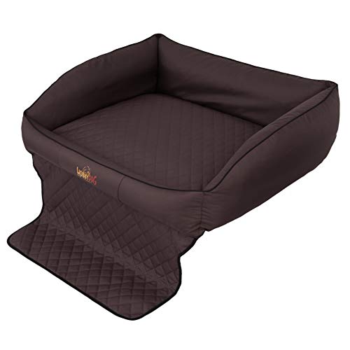 millybo ROYAL Trunk MATRATZE Autoschutzdecke Kofferraumschutzdecke Matratze Schlafplatz Hundebett Hundematte (4 Verschiedene Größen) (R4 (110 x 100 cm), BRAUN) von millybo